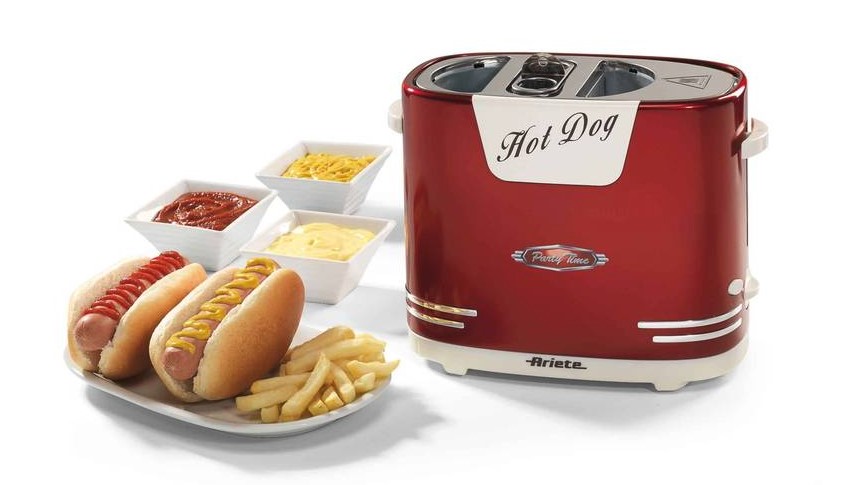 Retro hotdogovač na domácí hotdogy