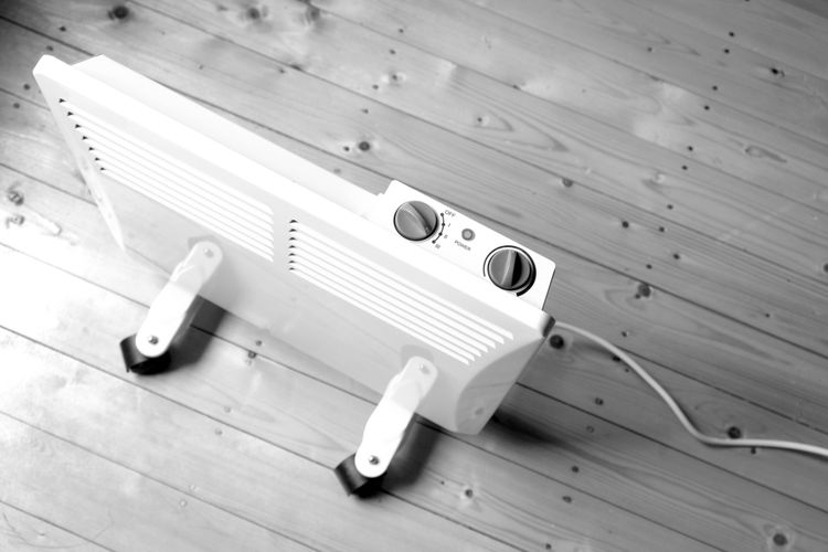 Elektrický konvektor na vyhřívání interiéru