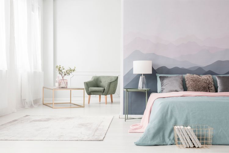 Focení interiéru ložnice - home staging