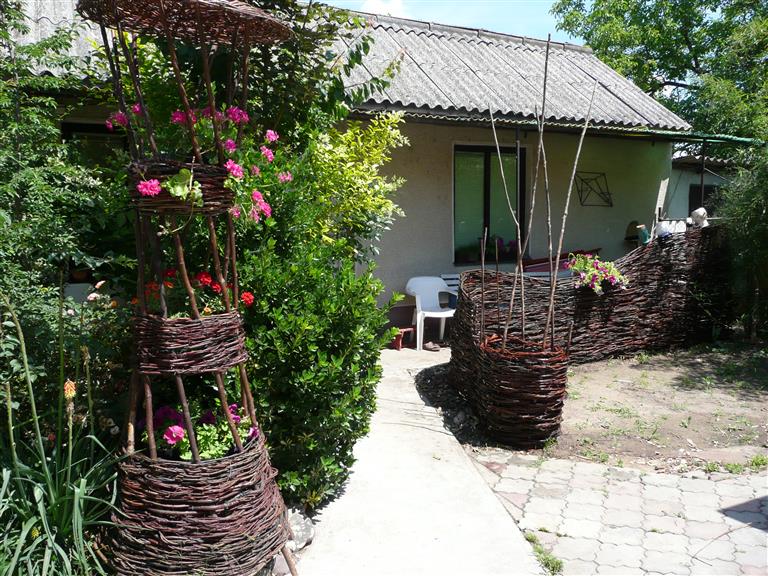 Dekorační koše z vrbového proutí