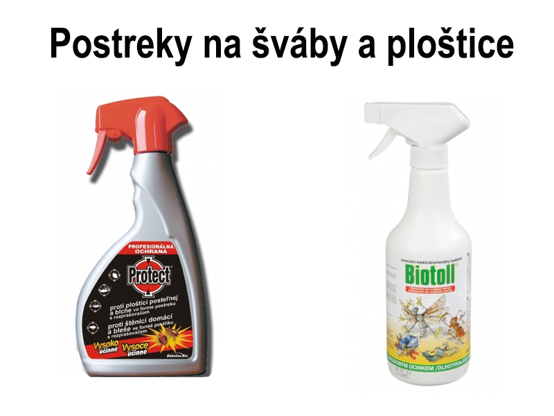 Postřiky na šváby a štěnice