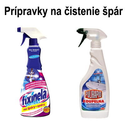 Přípravky na čištění spár v koupelně