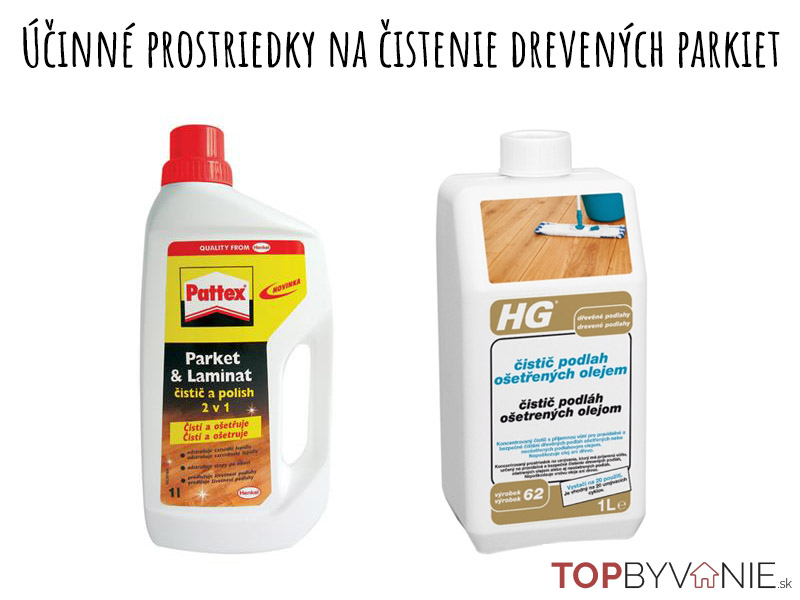 Čistící prostředky na parkety