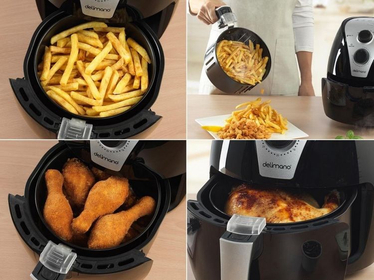 Zdravé smažení ve fritéze Air Fryer Delimano