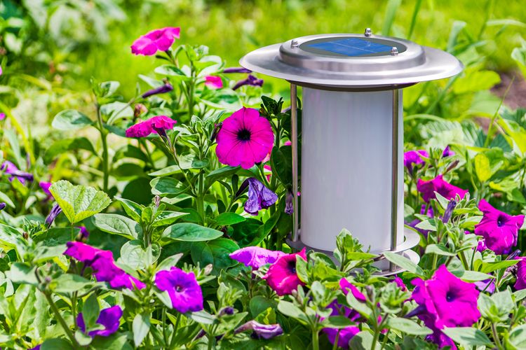 Solární lampu třeba umístit na slunné místo