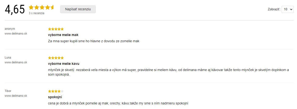 Recenze a zkušenosti s mlýnkem na kávu Delimano Joy
