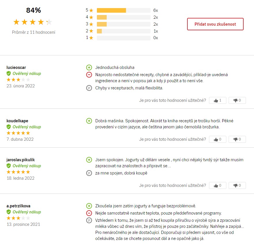 Recenze a zkušenosti s výrobníkem sýra Ariete Art 615 B-Cheese