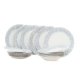 18dílná porcelánová sada nádobí Kasanova Celia