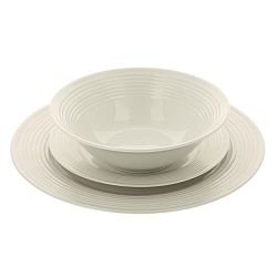 18dílná sada porcelánového nádobí Duo Gift Linear