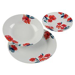 18dílná sada porcelánových talířů Versa Paradis
