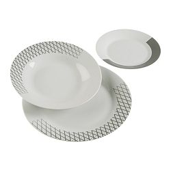 18dílný set talířů z porcelánu VERSA Diamond