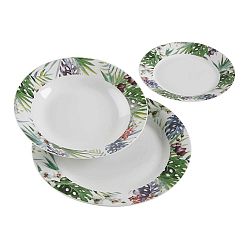 18dílný set talířů z porcelánu VERSA Tropical