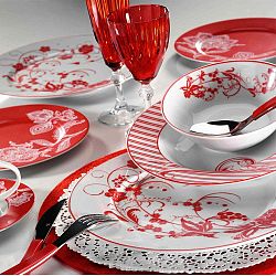 24dílná sada porcelánového nádobí Kutahya Aliya