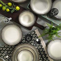 24dílná sada porcelánového nádobí Kutahya Galio