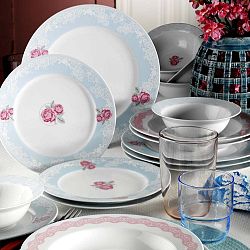 24dílná sada porcelánového nádobí Kutahya Lentolo