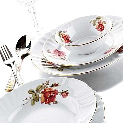 24dílná sada porcelánového nádobí Kutahya Merto