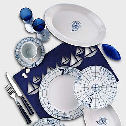 24dílná sada porcelánového nádobí Kutahya Muliasa