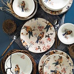 24dílná sada porcelánového nádobí Kutahya Pateo