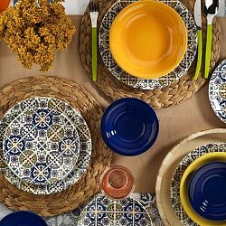 24dílná sada porcelánového nádobí Kutahya Terrio