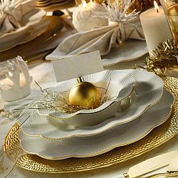 24dílná sada porcelánového nádobí Kutahya Waves
