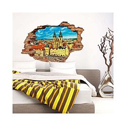 3D samolepka na zeď Ambiance Praha, 90 x 60 cm
