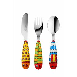 3dílná sada dětských příborů Vialli Design Pop