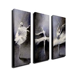 3dílný nástěnný obraz na plátně Ballet