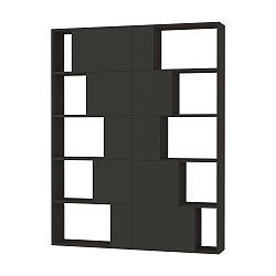 Antracitová knihovna Ondatoo Set Anthracite