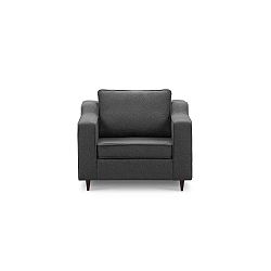 Antracitové křeslo Mazzini Sofas Narcisse