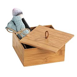 Bambusový box s víkem Wenko Terra, šířka 15 cm