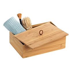 Bambusový box s víkem Wenko Terra, šířka 22 cm