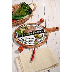 Bambusový podnos Kutahya Special Foods, ⌀ 39 cm