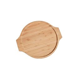 Bambusový servírovací tác Leonidas, ø 28 cm