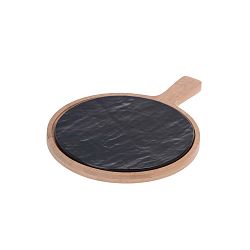 Bambusový servírovací tác Nikodimos, ø 22 cm