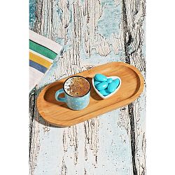 Bambusový servírovací tác Snacky, 24 x 12 cm