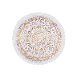 Barevná plážová osuška z bavlny Dhabi, ⌀ 150 cm