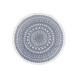 Barevná plážová osuška z bavlny West, ⌀ 150 cm