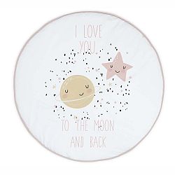 Bavlněná předložka Tanuki Love To The Moon, ⌀ 90 cm