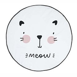 Bavlněná předložka Tanuki Meow, ⌀ 90 cm