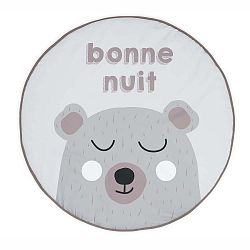 Bavlněná předložka Tanuki Nuit, ⌀ 90 cm