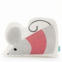 Bavlněný polštářek Mr. Fox Mouse, 40 x 30 cm