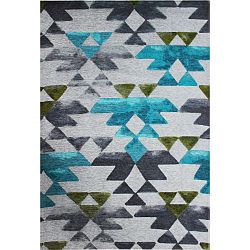 Běhoun Eco Rugs Tria Beige Aqua, 80 x 300 cm