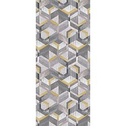 Běhoun Floorita Retro Grey Ochre, 60 x 140 cm