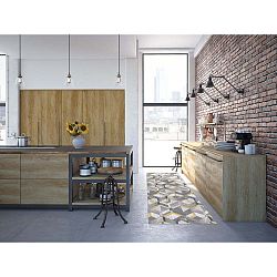 Běhoun Floorita Retro Grey Ochre, 60 x 240 cm