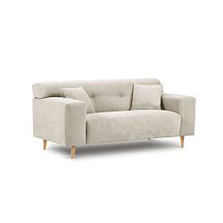 Béžová dvoumístná pohovka Kooko Home Twist
