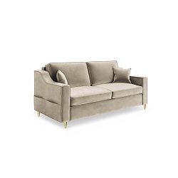 Béžová dvoumístná pohovka Mazzini Sofas Marigold