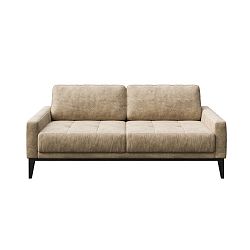 Béžová dvoumístná pohovka MESONICA Musso Tufted