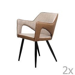 Béžová jídelní židle 360 Living Sina