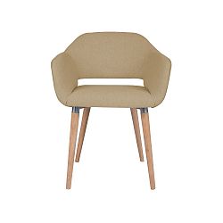Béžová jídelní židle Cosmopolitan Design Napoli