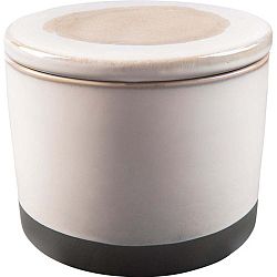 Béžová keramická dóza Vox Luna, výška 12 cm